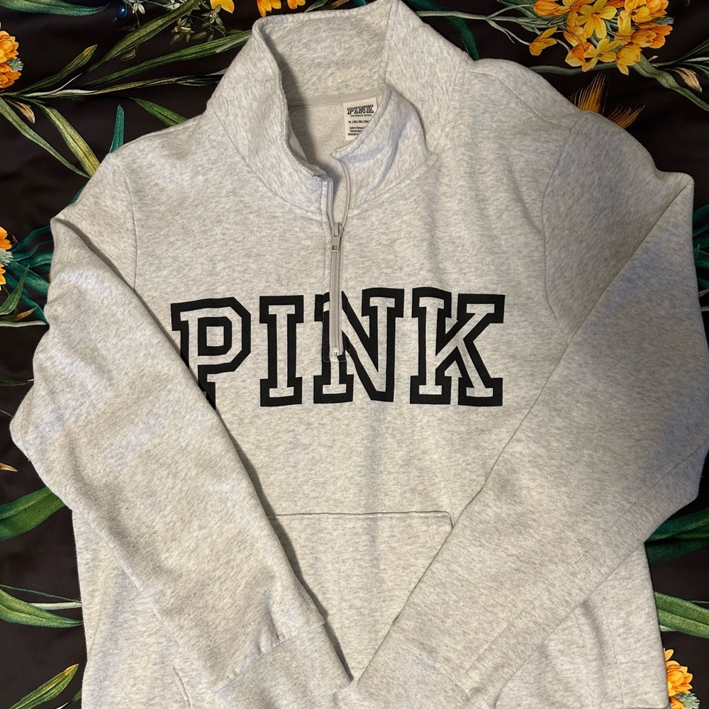 PINK 3/4 Zip Hoodie